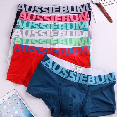 High Quality 95%cotton And 5%spandex Custom Underwear Men Boxer Briefs Sexy Men Underwear